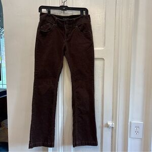 Polo Jeans Co Ralph Lauren Corduroy Jeans Women 4x32 Brown Wendy Stretch Y2K